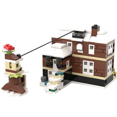 (Gobricks version) 390pcs MOC-125387 Mini 21330 Home Alone House