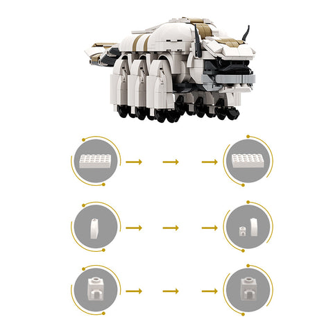 (Gobricks version)MOC-44651 Appa from Avatar: The Last Airbender
