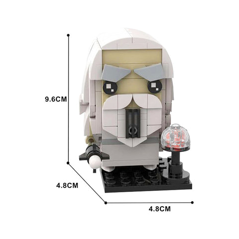 (Gobricks version) 150pcs MOC-137686 Saru Bianco - Signore degli Anelli