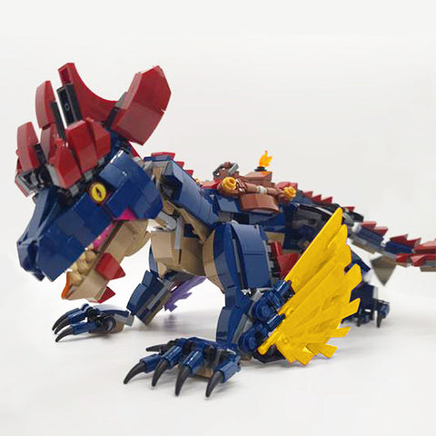 (Gobricks version) 549pcs MOC-106666 Ark: Rock Drake