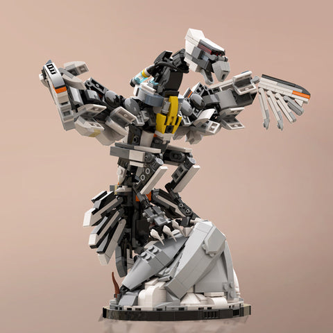 (Gobricks version) 950pcs MOC-117996 Horizon Zero Dawn Stormbird with Stand