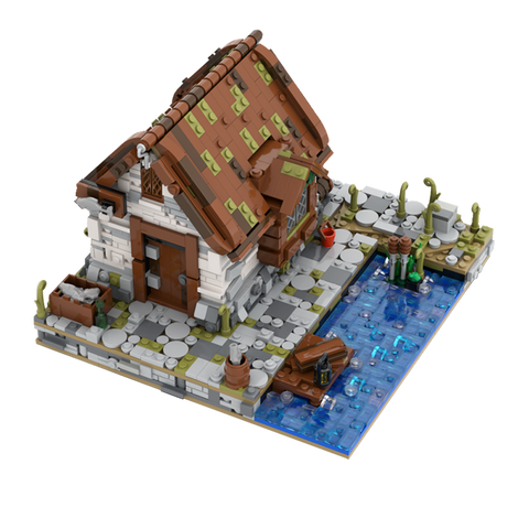 (Gobricks version)MOC-136699 Fisherman's House