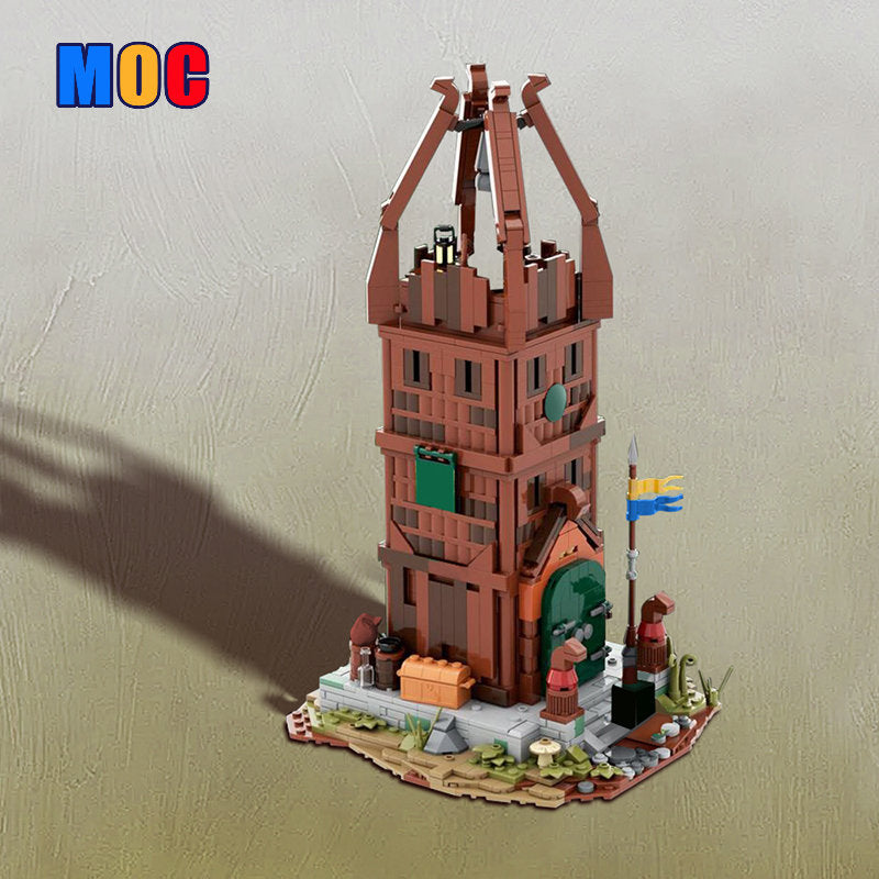 (Gobricks version) 987pcs MOC-137941 Rohan Watchtower Middle-Earth