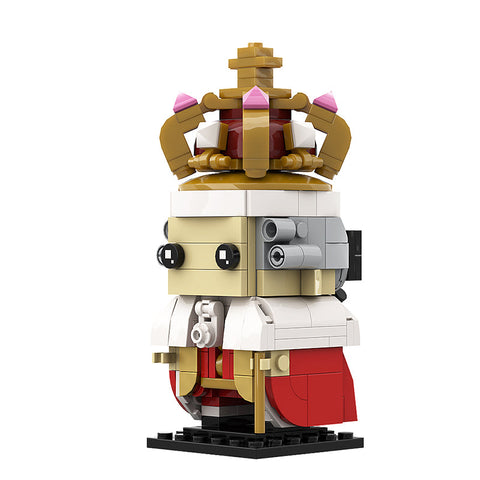 (Gobricks version) 231pcs MOC-136828 King George III Brickheadz