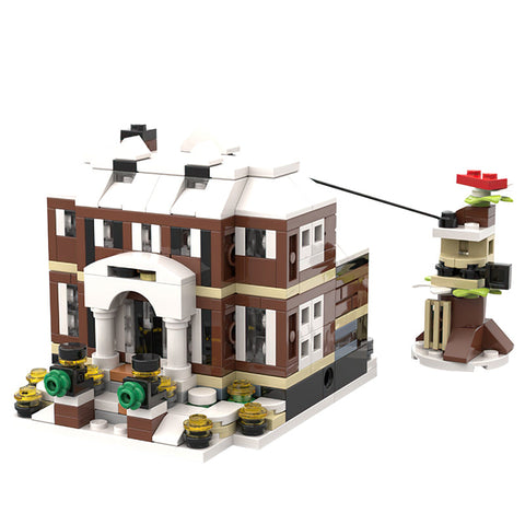 (Gobricks version) 390pcs MOC-125387 Mini 21330 Home Alone House