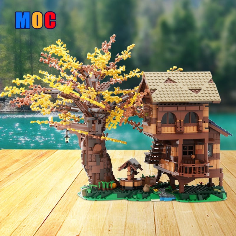 (Gobricks version) 2216pcs MOC-55068 Arcadian Hut