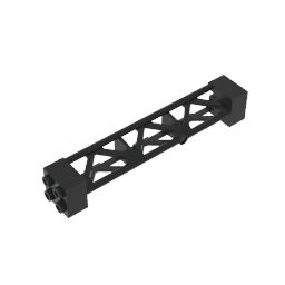 Support 2 x 2 x 10 Girder Triangular Vertical - Type 3 - Axle Hole,58827