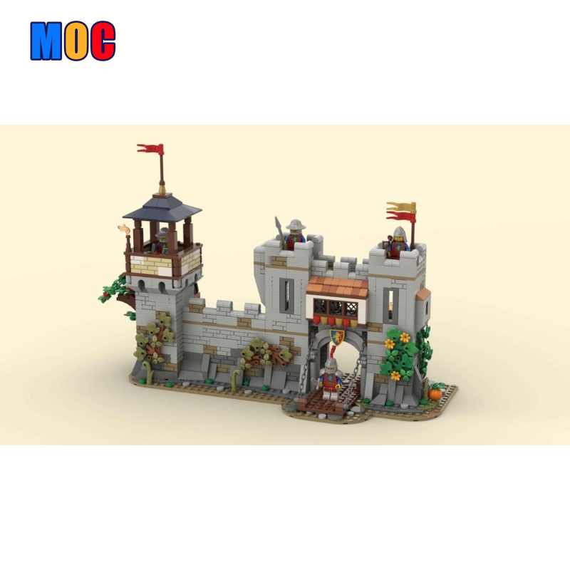 (Gobricks version) 1156pcs MOC-137562 Small Lion Knights' Castle